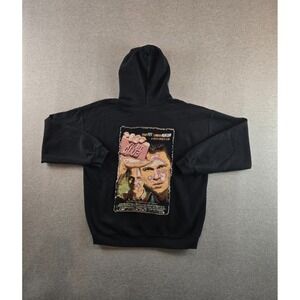 Fight Club x Vendetta Archive Tapestry‎ Hoodie Mens Large Black Woven Sweatshirt